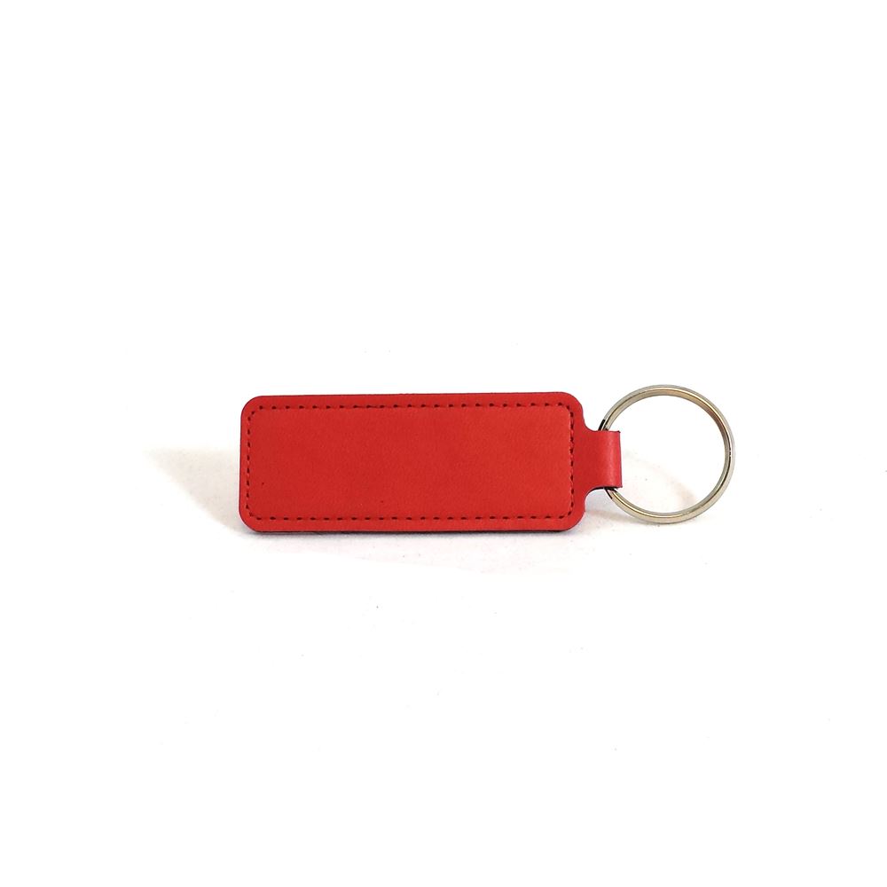 Economy Rectangular Key Fob in Soft Touch Vegan Torino PU. | Juniper