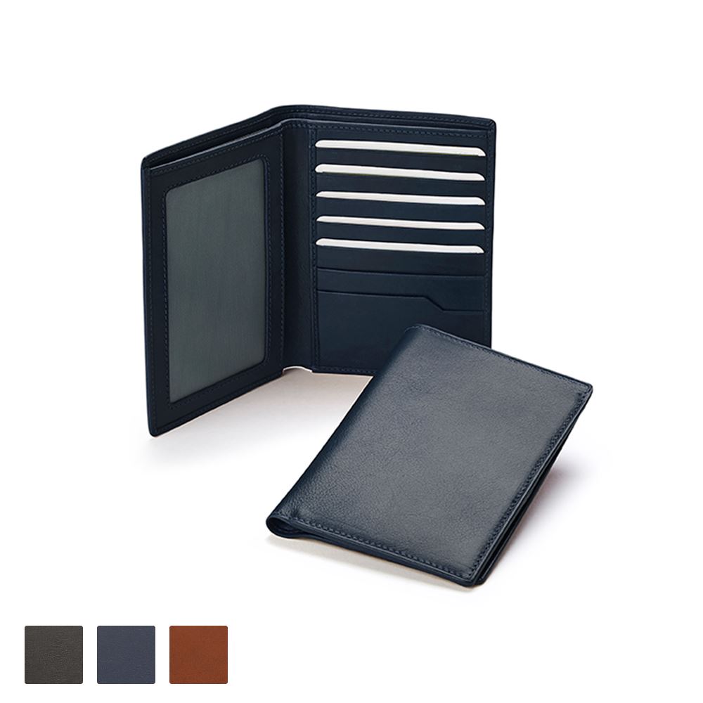 Accent Sandringham Nappa Leather Colours, Deluxe Passport Wallet | Juniper